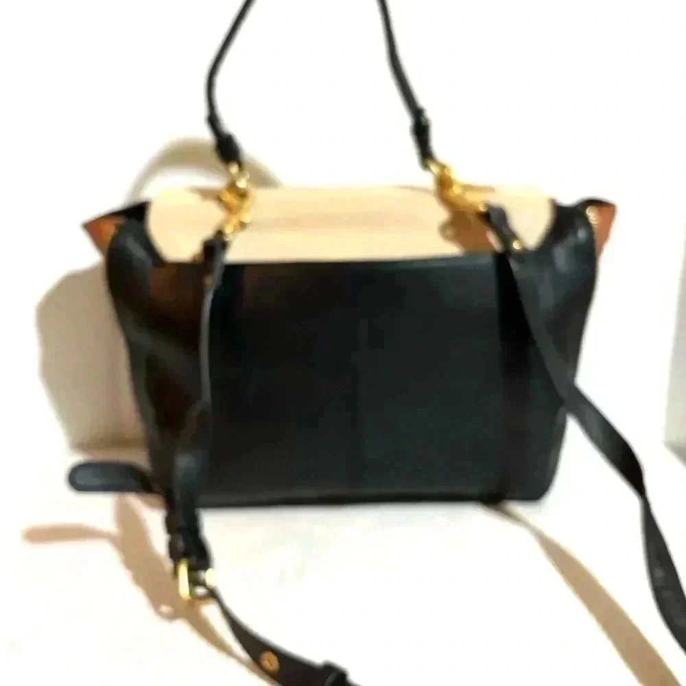 Badgley Mischka multicolors leather satchel handbag